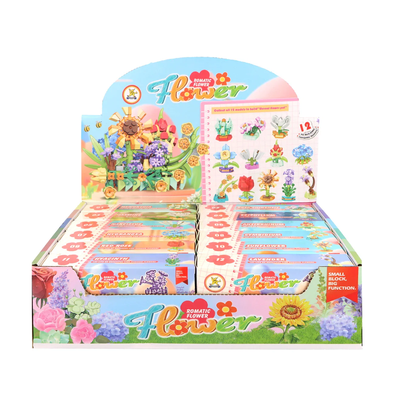 Flowers Romantic Floral Building Block Brick Kits - Image 4