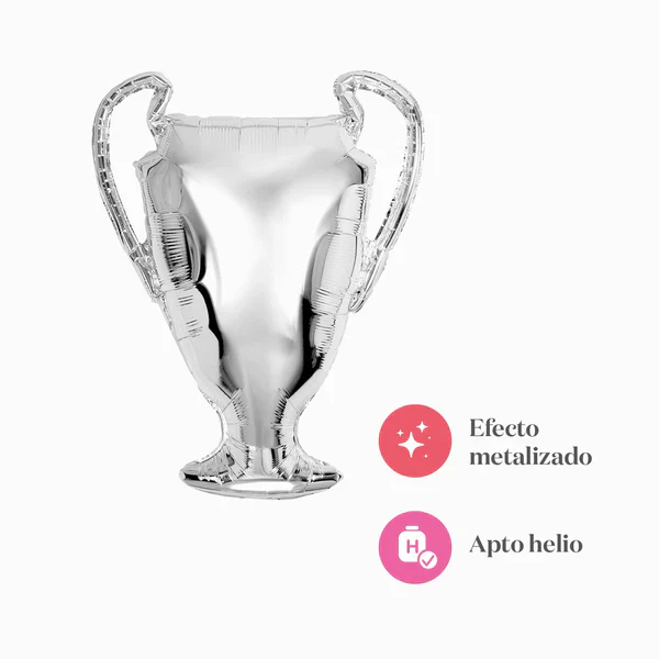 Football Champions Trophy Cup Foil Balloon 84 cm - Image 3
