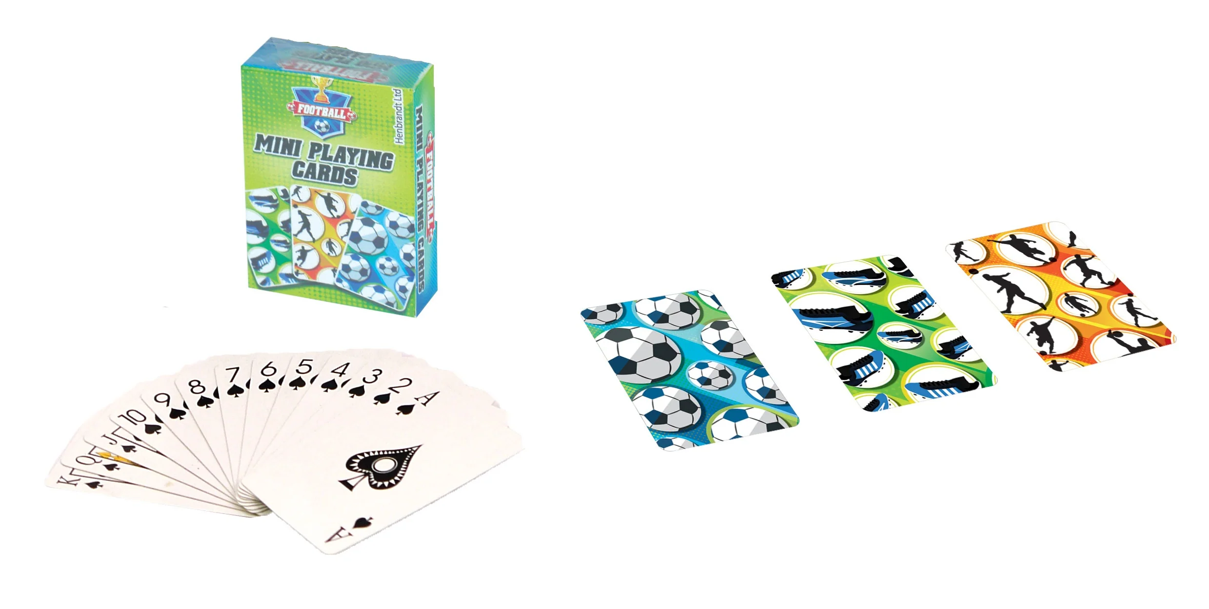 12 Sets of Mini Football Playing Cards