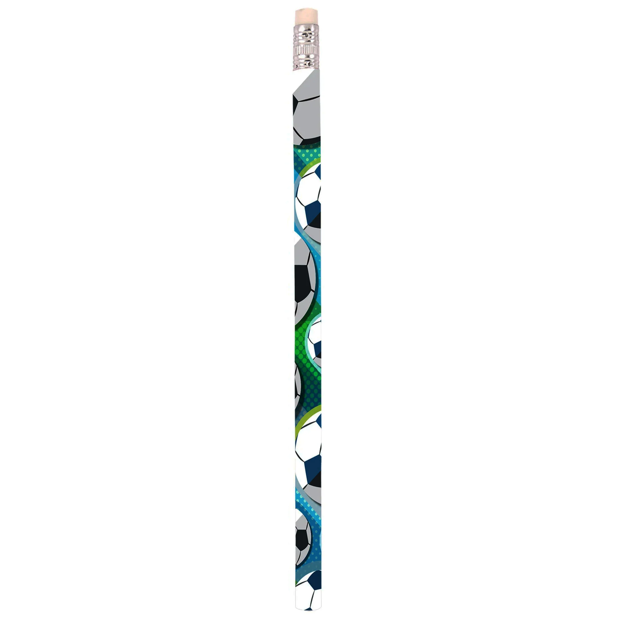 Football Pencils with Eraser White