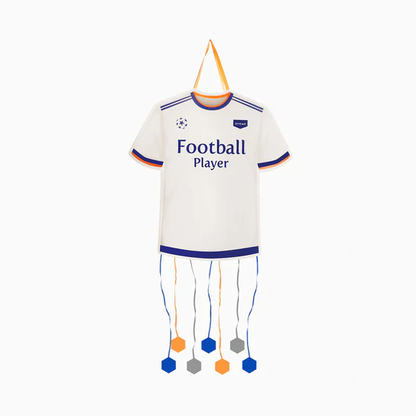 Football T-shirt Birthday Party Pinata 48 x 50 cm