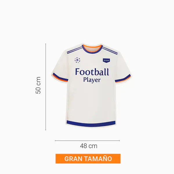 Football T-shirt Birthday Party Pinata 48 x 50 cm - Image 2