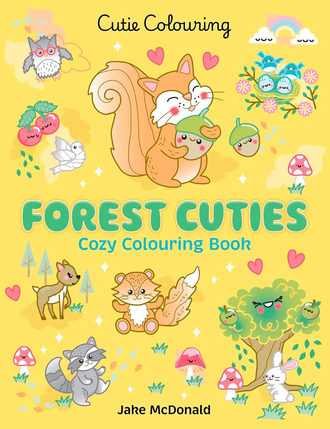 Forest Cuties Cozy Colouring Book