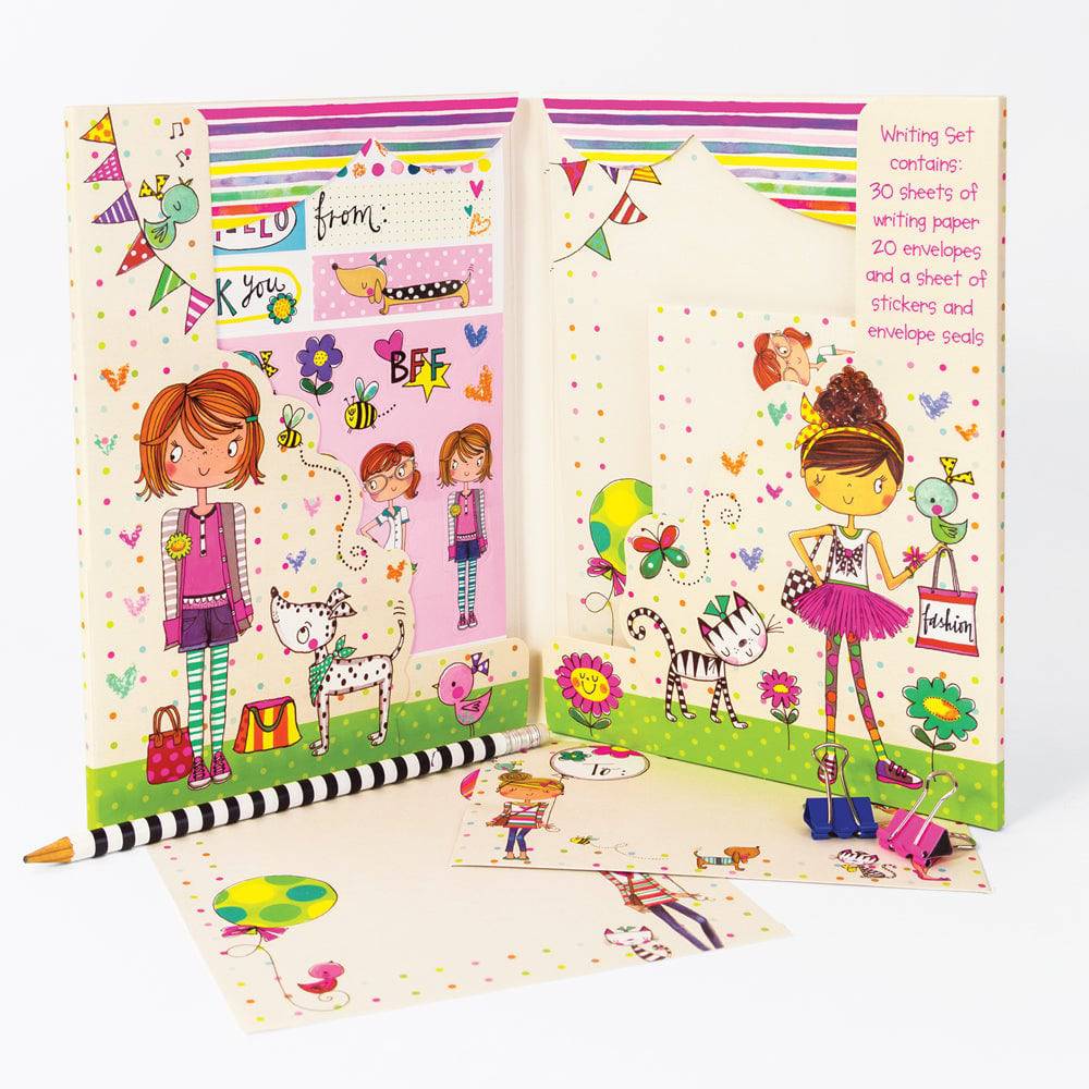 Friends Writing Set Wallet by Rachel Ellen Designs - Image 4
