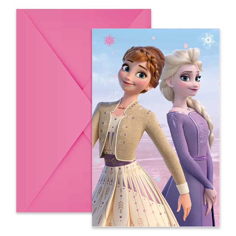 Frozen 2 Wind Spirit Birthday Party Invitations (Pack of 6)