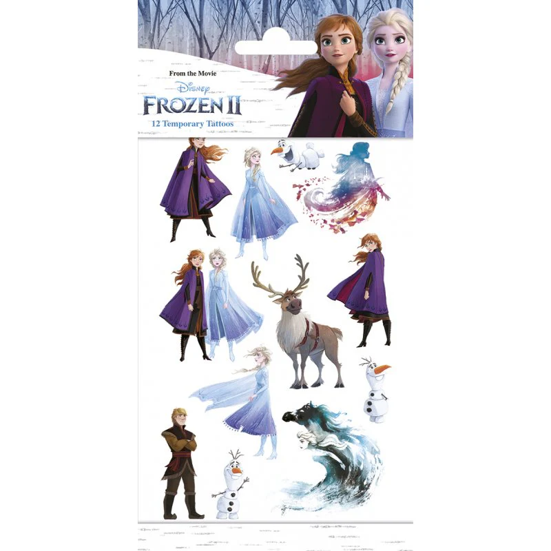 Frozen Temporary Tattoos 100 x 200mm