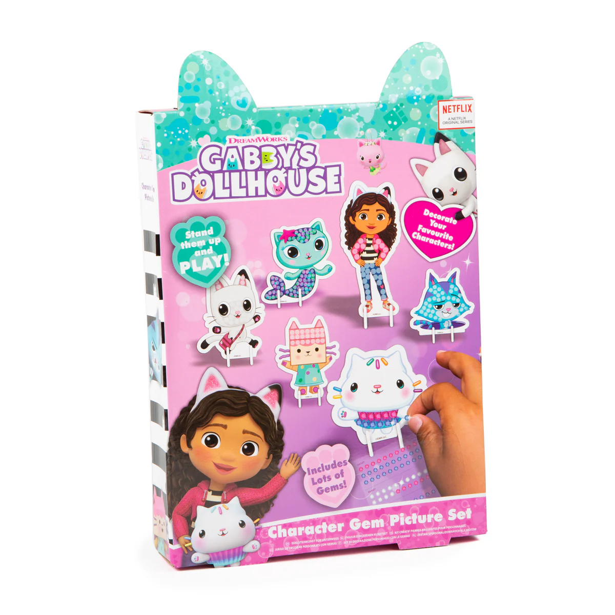 Gabby's Dollhouse Decorate Your Favourite Character Gem Picture Set