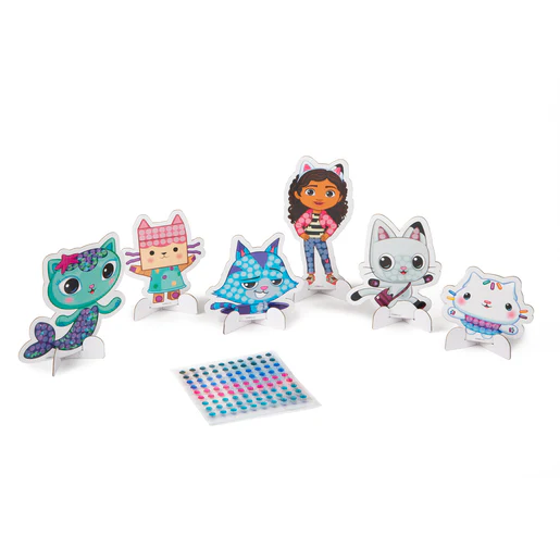 Gabby's Dollhouse Decorate Your Favourite Character Gem Picture Set - Image 2