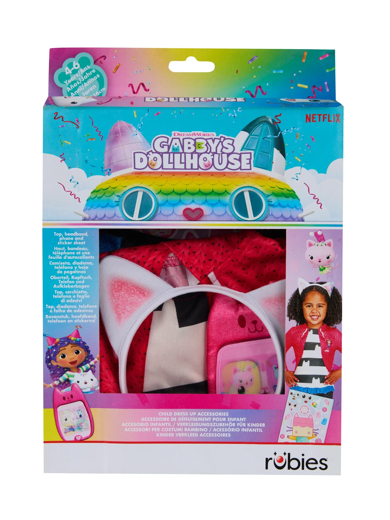 Gabby's Dollhouse Dressing Up Costume & Accessories Set - Image 2