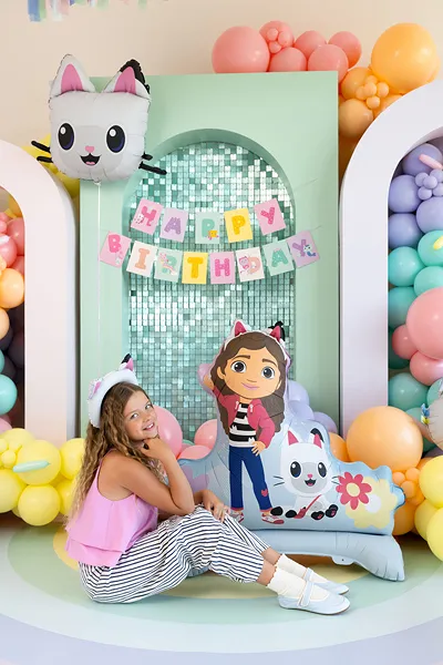 Gabby's Dollhouse Floor Standing Foil Balloon - Image 2