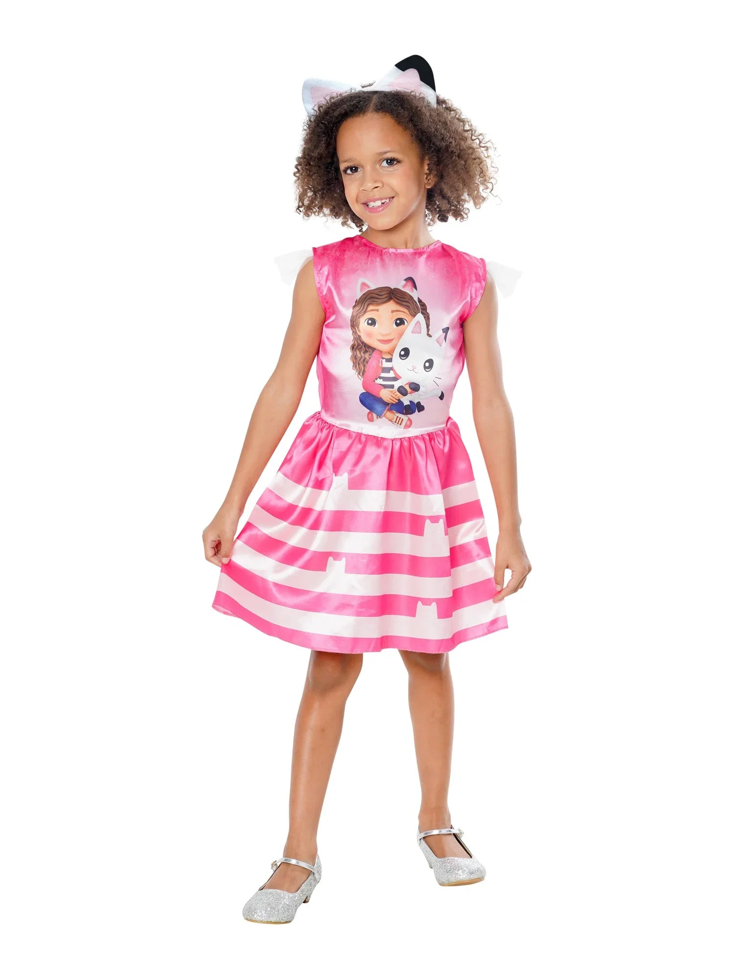 Gabby's Dollhouse Gabby & Pandy Paws Tutu Dress And Headband Costume