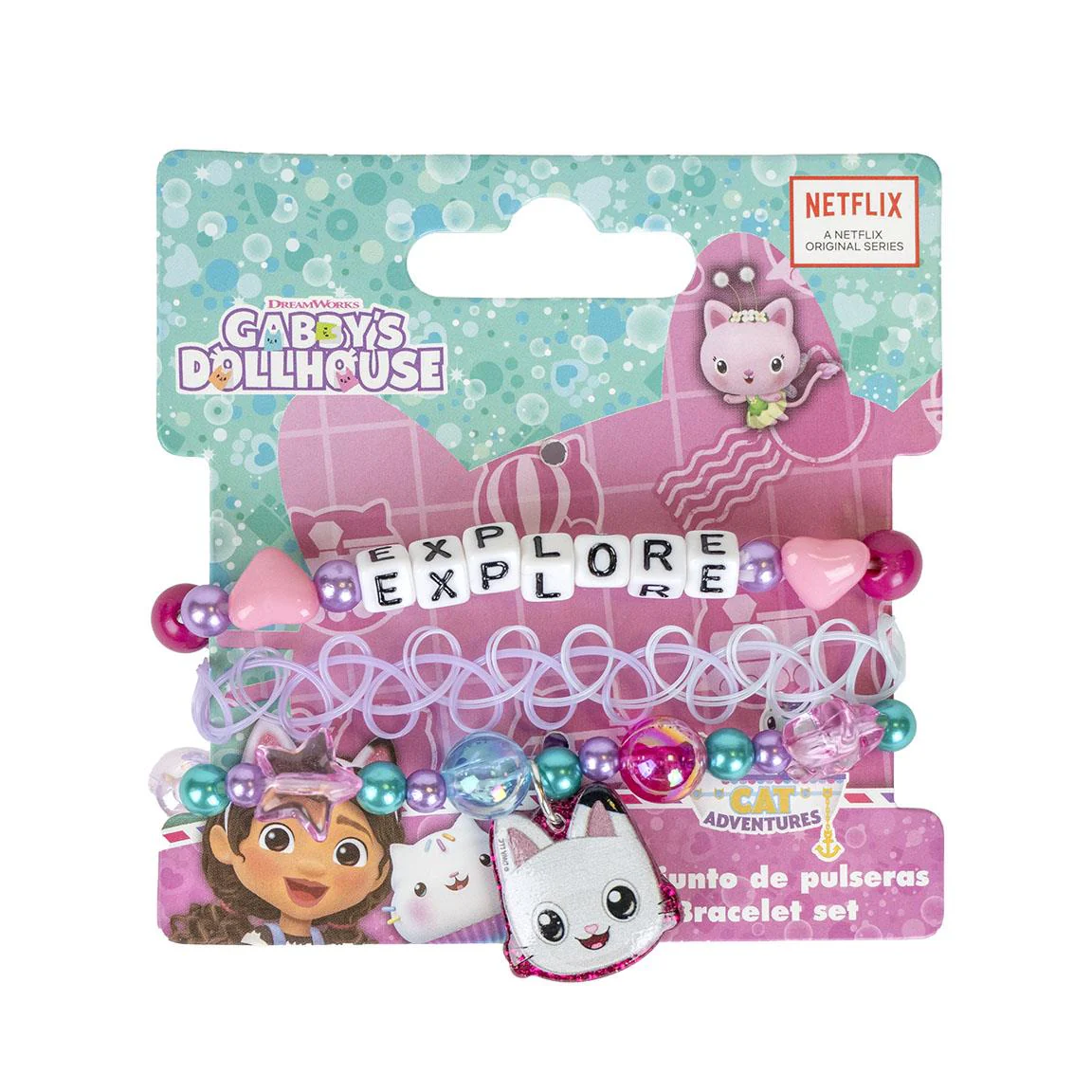 Gabby's Dollhouse Kids Bracelet Set