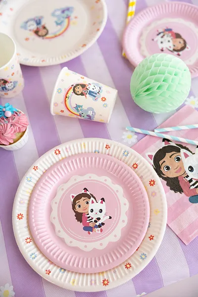 Gabby's Dollhouse Paper Plates 18 cm (Pack of 6) - Image 4