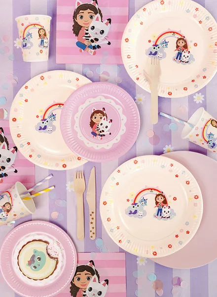 Gabby's Dollhouse Paper Plates 23 cm (Pack of 6) - Image 5