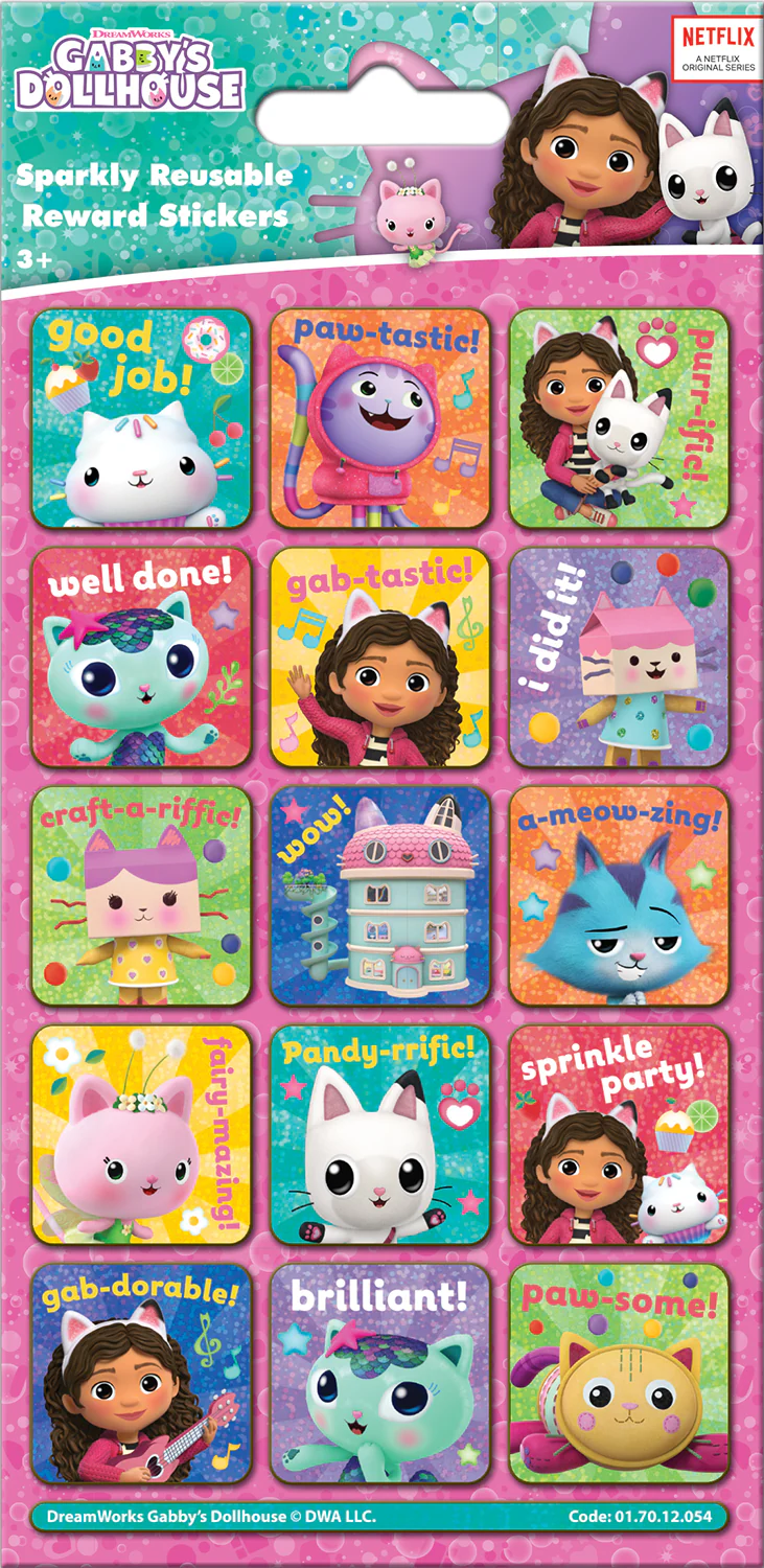 Gabby's Dollhouse Reward Stickers
