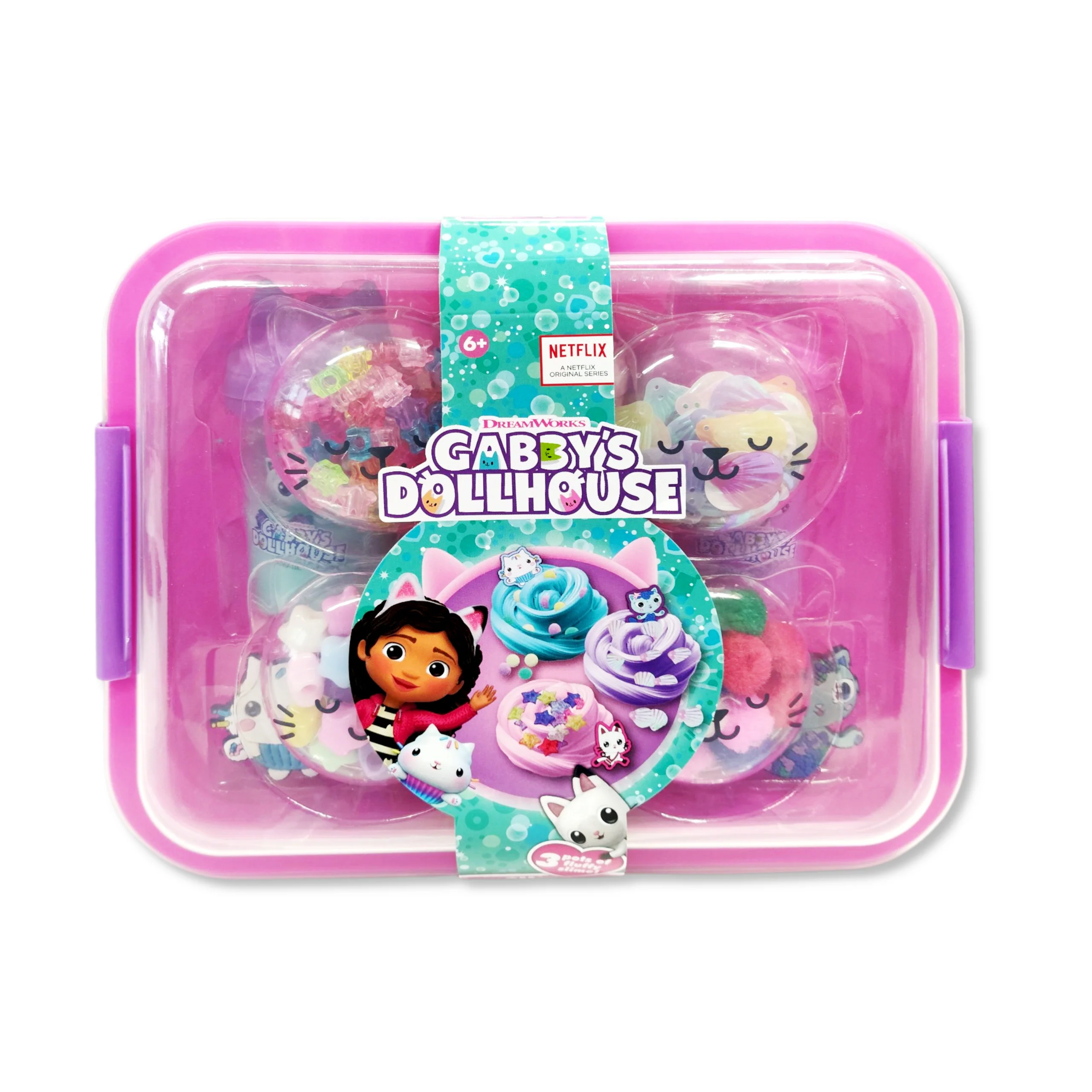 Gabby's Dollhouse Slime Mix-It Playset with Charms & Confetti