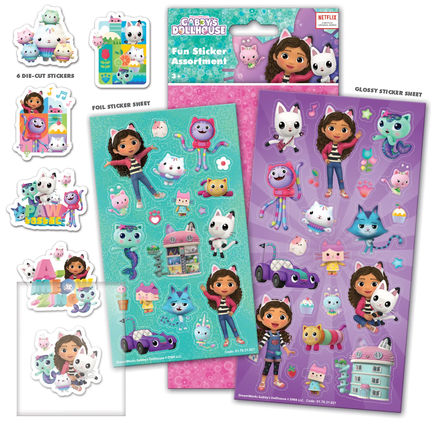Gabby's Dollhouse Sticker Assortment