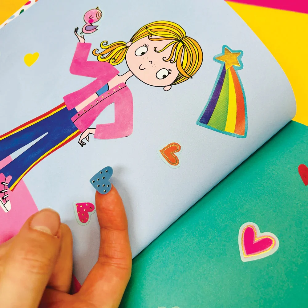 GIRL POWER Dressing Up Sticker & Colouring Book by Rachel Ellen Designs - Image 2