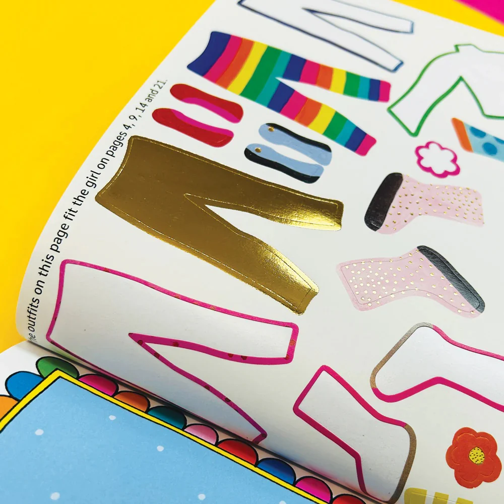 GIRL POWER Dressing Up Sticker & Colouring Book by Rachel Ellen Designs - Image 3