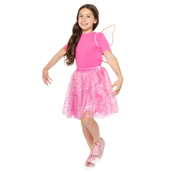 Girls’ Butterfly Costume with Wings and Tutu - Image 3