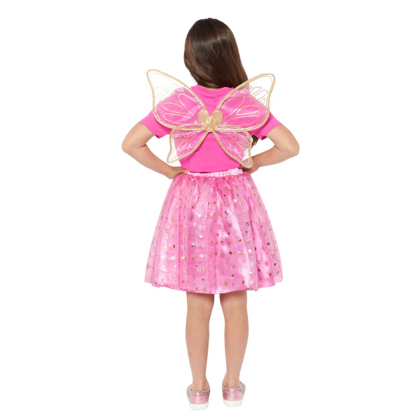 Girls’ Butterfly Costume with Wings and Tutu - Image 4