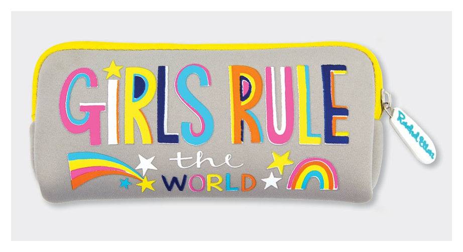 Girls Rule Neoprene Pencil Case by Rachel Ellen Designs - Image 2