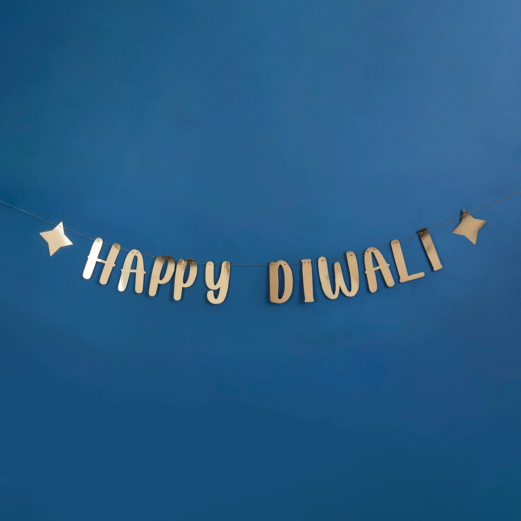 Gold Happy Diwali Banner