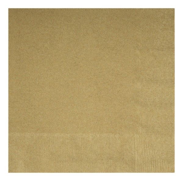 Gold Napkins (Pack of 20)