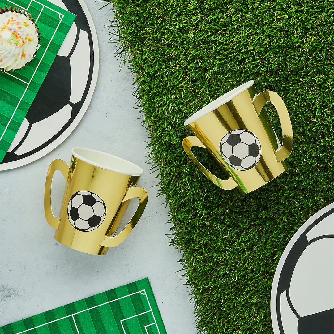 Gold Trophy Paper Cups (Pack of 8)