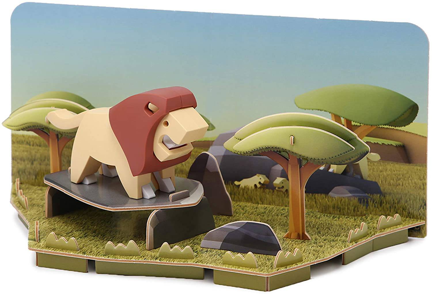 Halftoys Animals Series Lion 3D Jigsaw Puzzle / Toy - Image 4