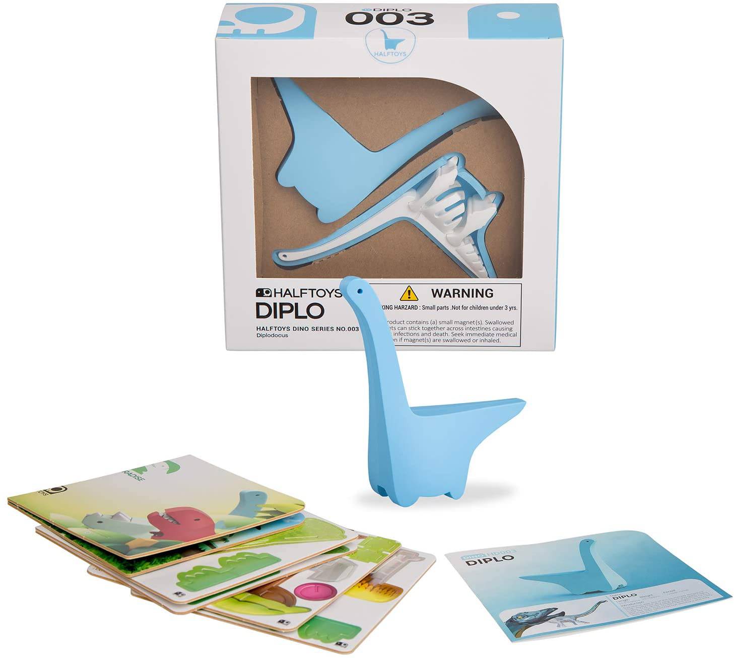 Halftoys Dino Series Diplodocus 3D Jigsaw Puzzle / Toy - Image 6