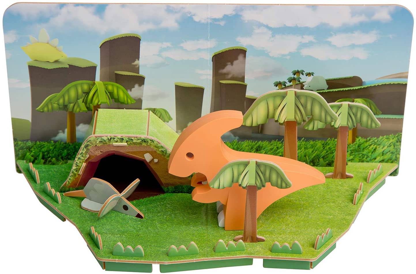 Halftoys Dino Series Parasaurolophus 3D Jigsaw Puzzle / Toy - Image 2
