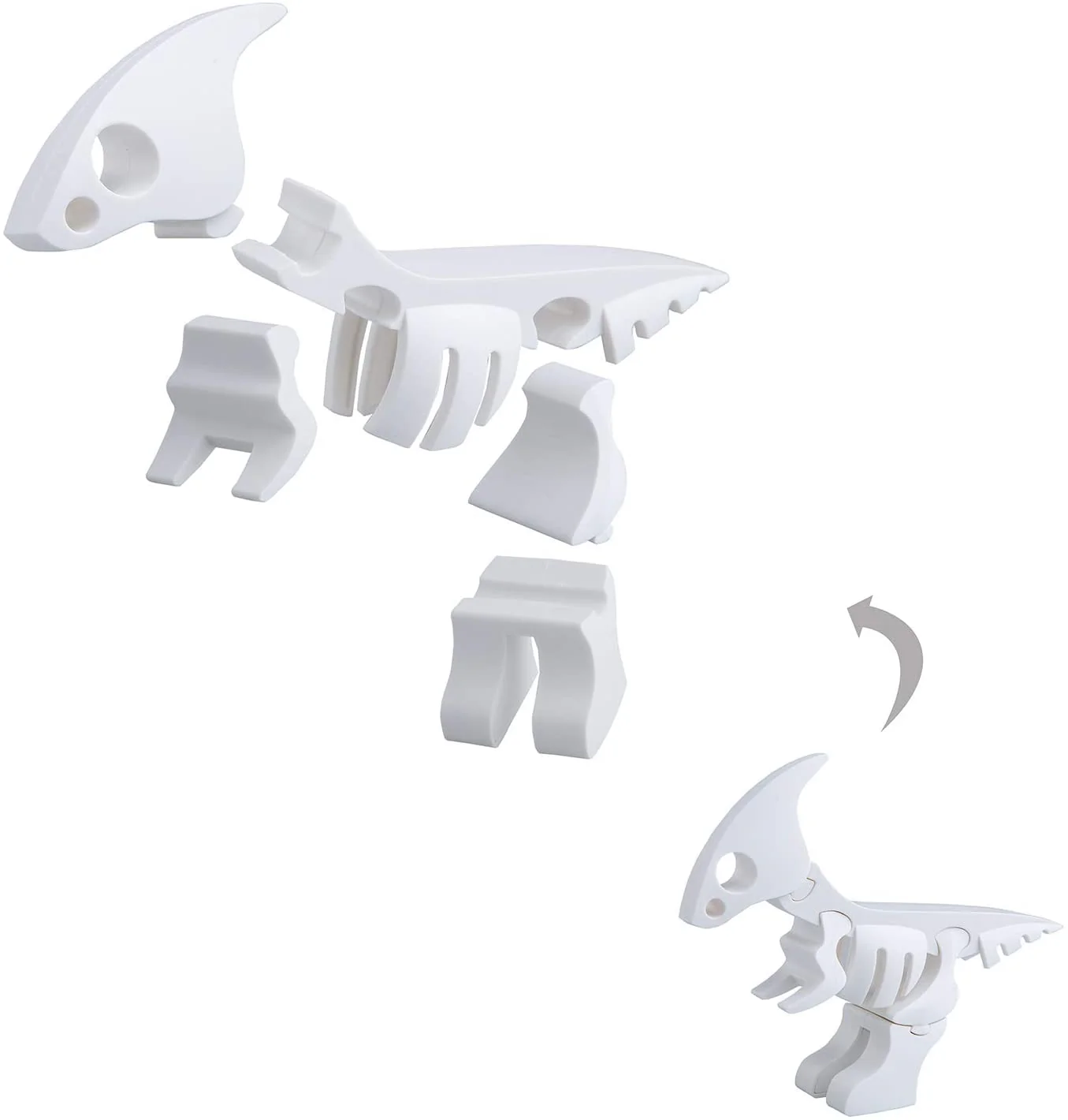 Halftoys Dino Series Parasaurolophus 3D Jigsaw Puzzle / Toy - Image 4
