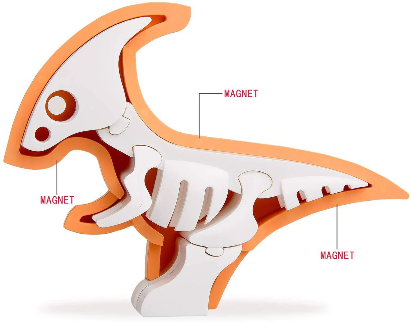 Halftoys Dino Series Parasaurolophus 3D Jigsaw Puzzle / Toy - Image 5
