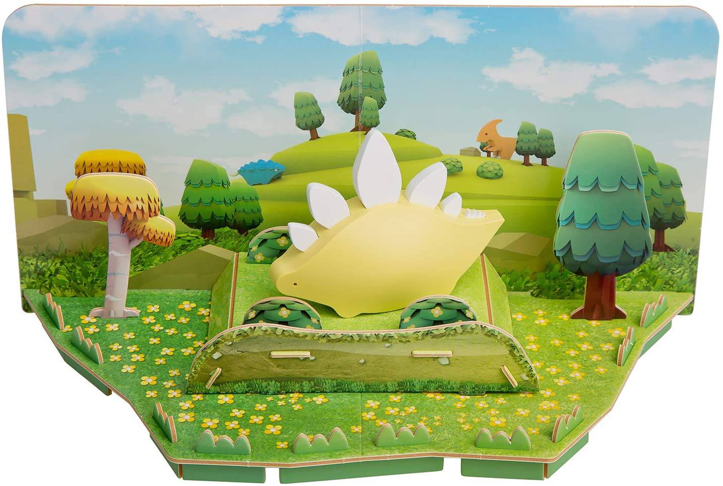 Halftoys Dino Series Stegosaurus 3D Jigsaw Puzzle / Toy - Image 2