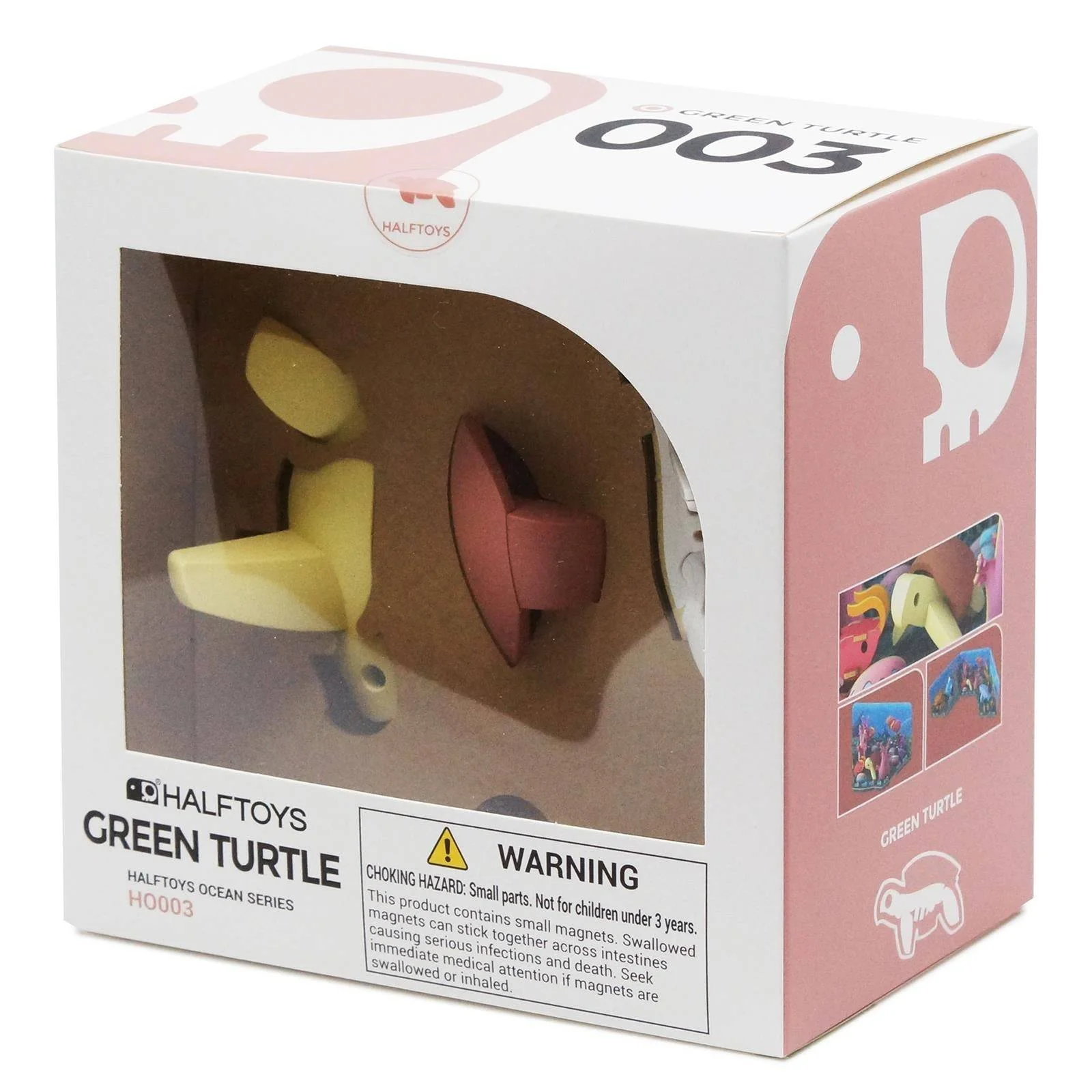 Halftoys Ocean Series Green Turtle 3D Jigsaw Puzzle / Toy