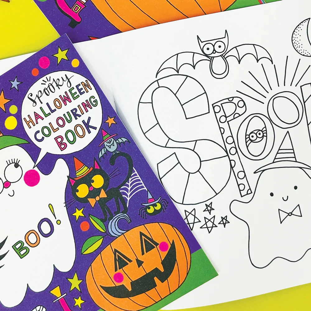 Halloween Colouring Book by Rachel Ellen Designs - Image 2