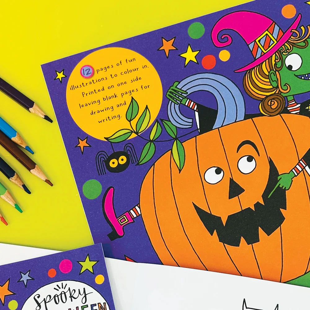 Halloween Colouring Book by Rachel Ellen Designs - Image 4