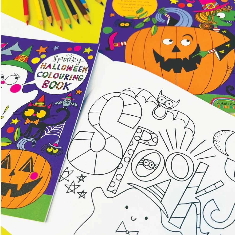 Halloween Colouring Book by Rachel Ellen Designs - Image 5