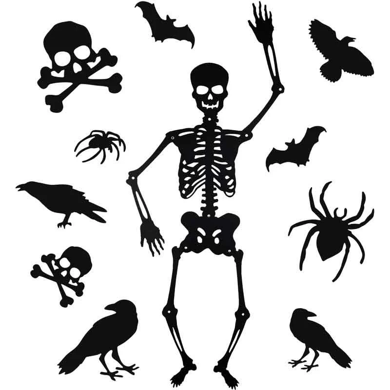 Halloween Hanging Skeleton Decoration (95 cm) - Image 2