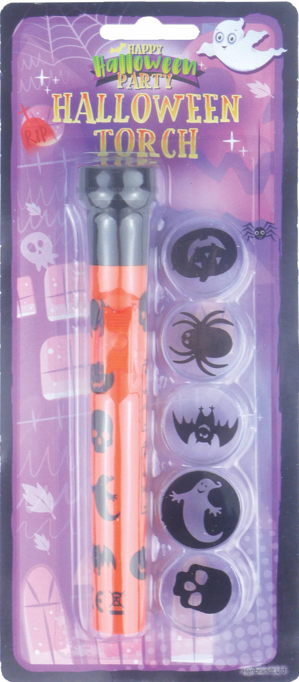Halloween Torch with 5 Image Covers