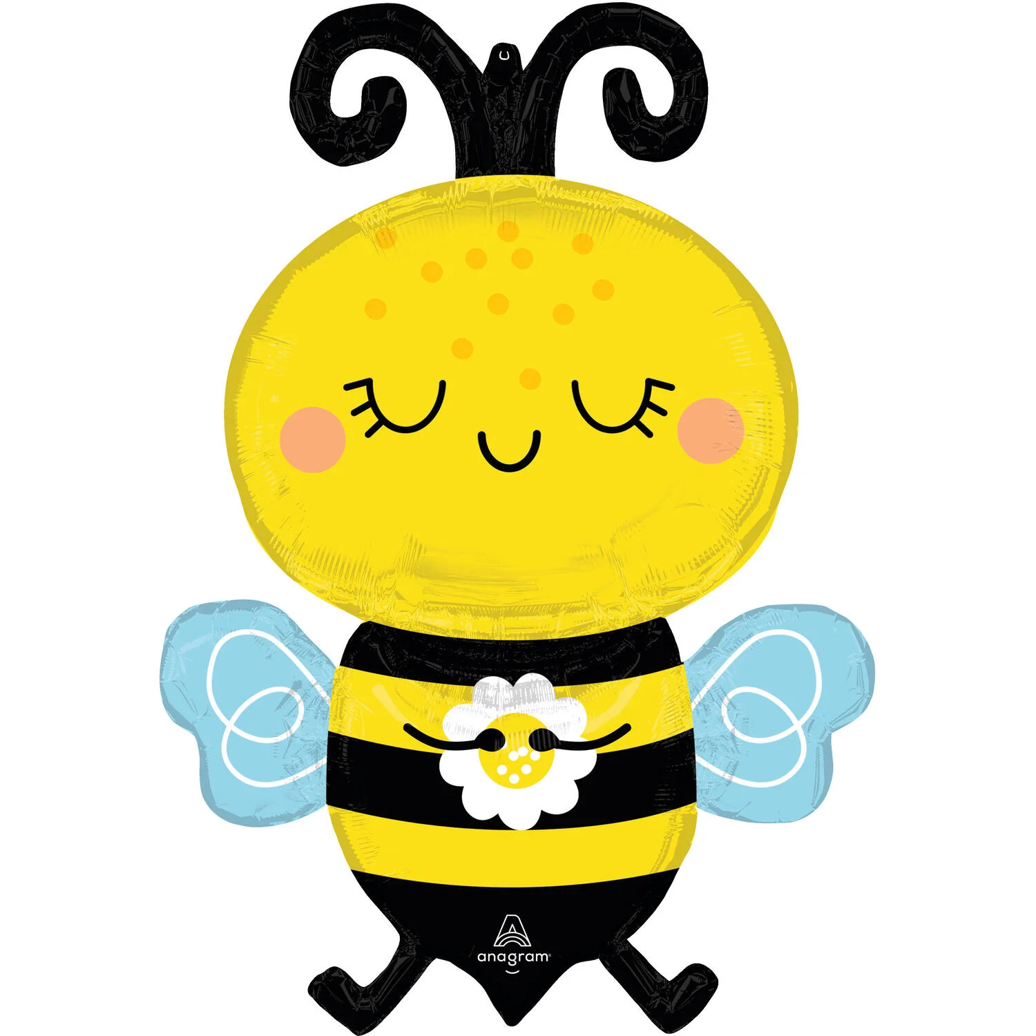 Happy Bee Supershape Foil Balloon