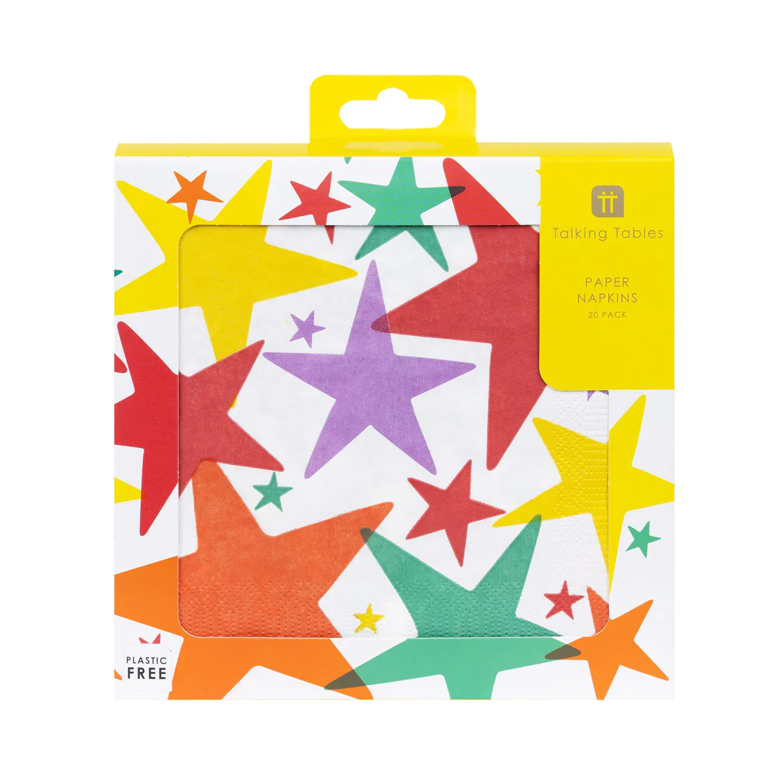 Happy Birthday Star Paper Napkins - 20 Pack - Image 3