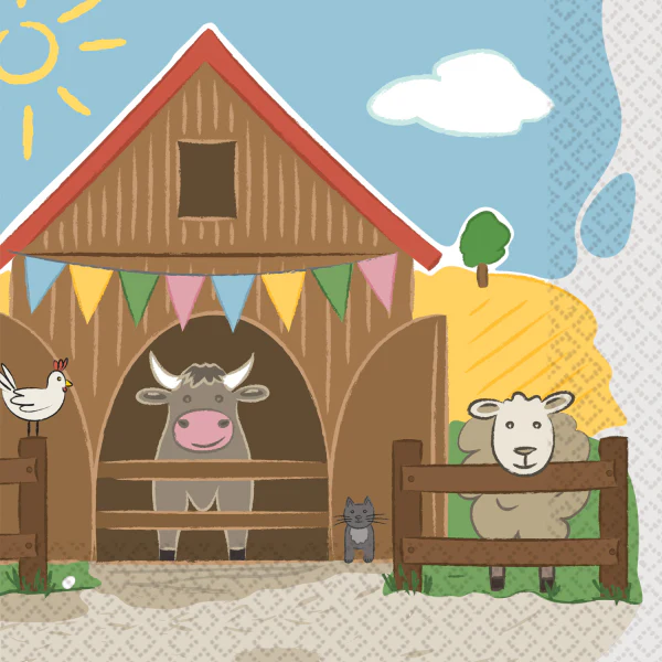 Happy Farm Party Pack for 8 people - Image 2