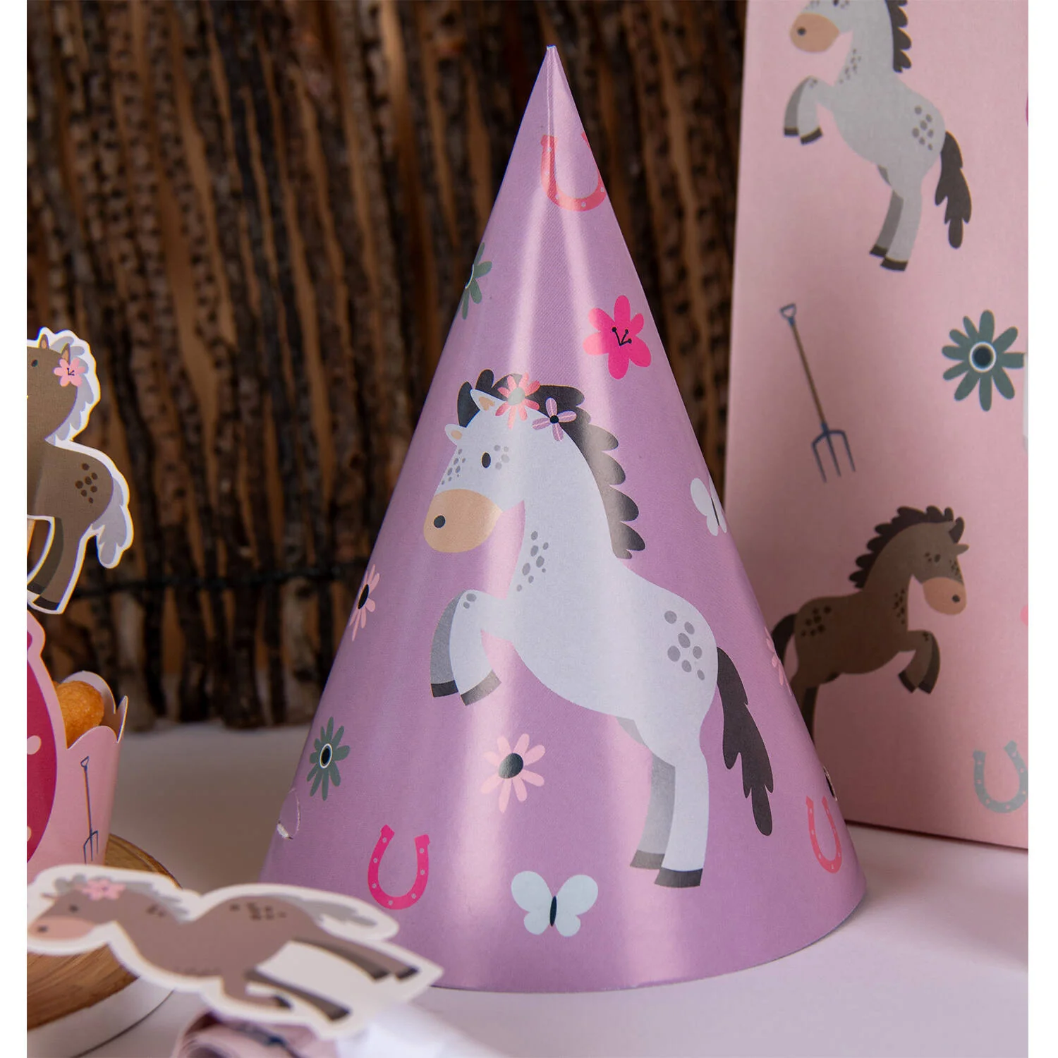 Happy Horse Party Hats  (Pack of 6) - Image 5