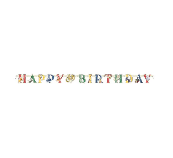Harry Potter Jointed Birthday Party Banner