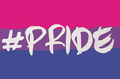 Hashtag Pride Bisexual Premium Quality Flag (5ft x 3ft)