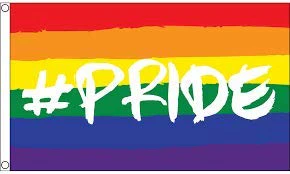 Hashtag Pride Rainbow Premium Quality Flag (5ft x 3ft)