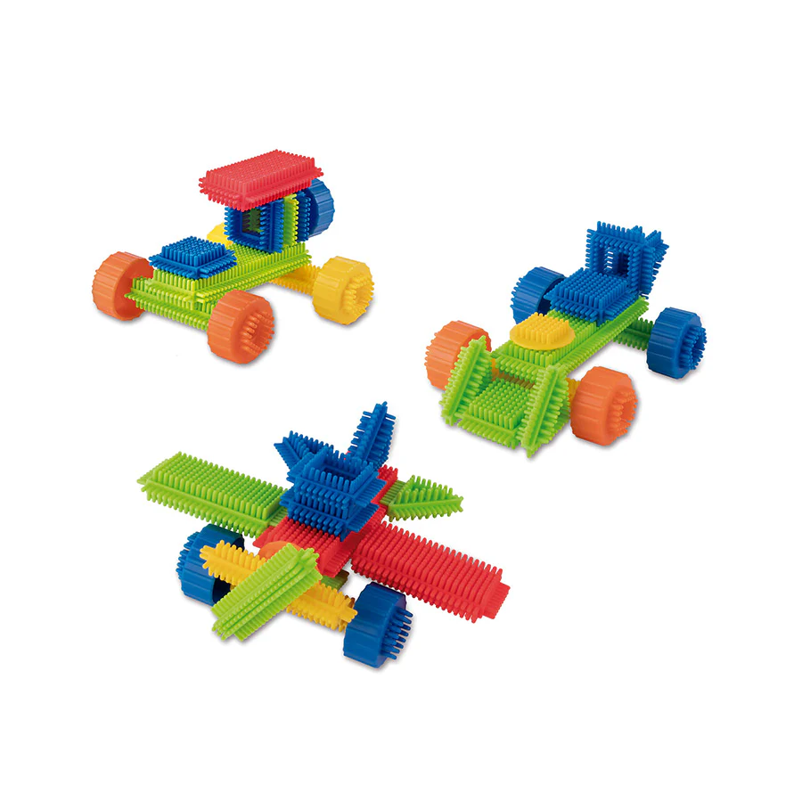 Hedgehog Building Block Bricks 100 Piece Set, 18 Months+, Stickle Bricks Style - Image 2