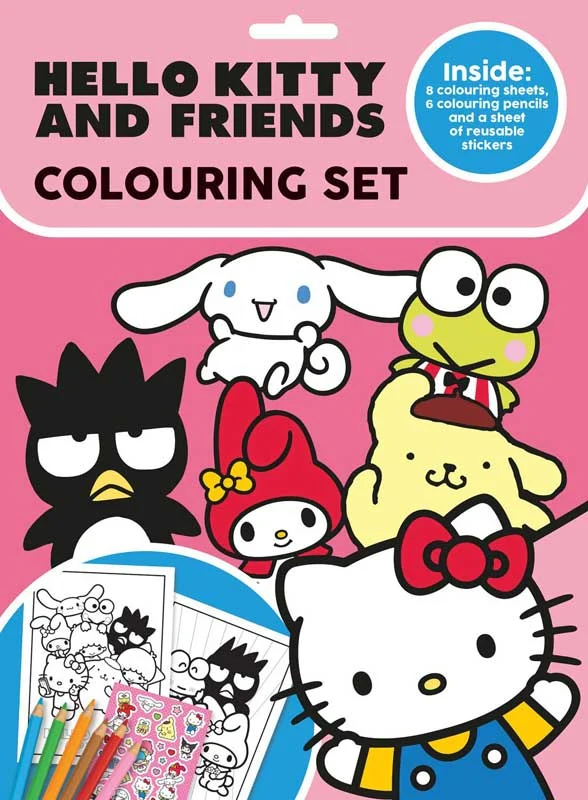 Hello Kitty Colouring Set